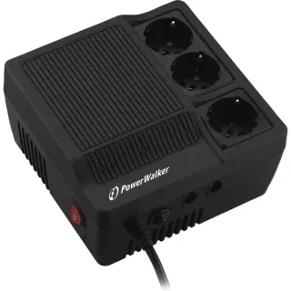 BlueWalker Spannungsregler PowerWalker AVR 1200 (schwarz, Überspannungsschutz, Schalter)