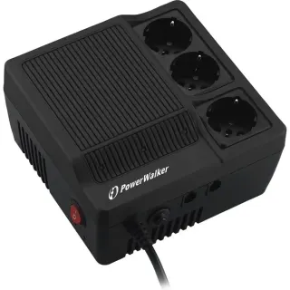 BlueWalker Spannungsregler PowerWalker AVR 1000 (schwarz, Überspannungsschutz, Schalter)