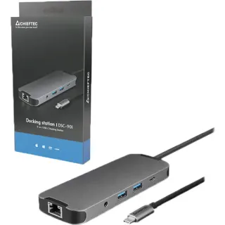 Chieftec DSC-901, Dockingstation (titan, USB-C 3.2 Gen1)