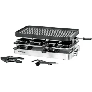 Rommelsbacher RC 1400, Raclette (edelstahl/schwarz)