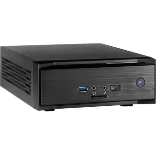 Inter-Tech ITX MW-01 II, HTPC-Gehäuse (schwarz, ohne Netzteil)