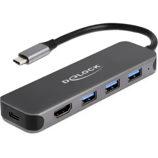 DeLOCK USB-C Dockingstation (4K HDMI USB Hub und PD 3.0)