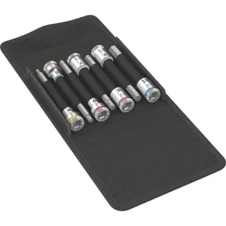 Wera Zyklop Bitnuss-Satz 8740 B HF 1, 3/8", 7-teilig, Steckschlüssel (mit Haltefunktion)