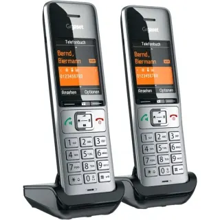 Gigaset COMFORT 500HX Duo, Mobilteil (silber/schwarz, 2 Mobilteile)