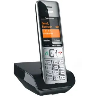 Gigaset COMFORT 500, analoges Telefon (silber/schwarz)