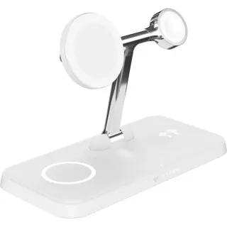 HyperJuice Next Qi2 4-in-1 Magnetische Ladestation (weiß/silber)
