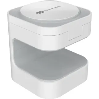 Hyperjuice Qi2 3-in-1 Magnetische Ladestation (weiß)