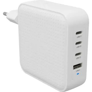 HyperJuice 100W USB-C GaN (3C+1A), Ladegerät (weiß)
