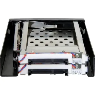 DeLOCK 3.5" Wechselrahmen für 2x 2,5" SATA HDD (schwarz, Retail)