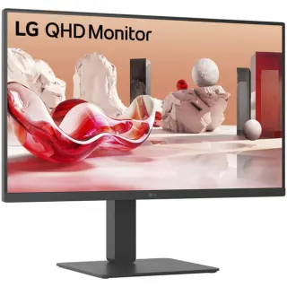 LG 27BA45QB-B, LED-Monitor (68.6 cm (27 Zoll), schwarz, QHD, IPS, DP, HDMI, Lautsprecher)