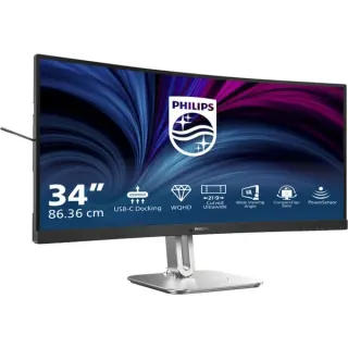 Philips 34B2U5600C, LED-Monitor (86.4 cm (34 Zoll), dunkelgrau/silber, WQHD, VA, Curved, SmartKVM, USB-Hub, 120Hz Panel)