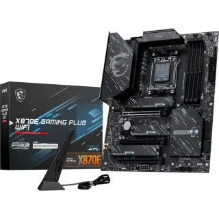 MSI X870E GAMING PLUS WIFI, Mainboard (schwarz)