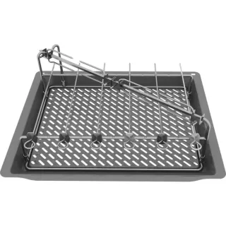 Bosch Home AirFry & Grillset HEZ635001, Backblech (anthrazit, emailliert)