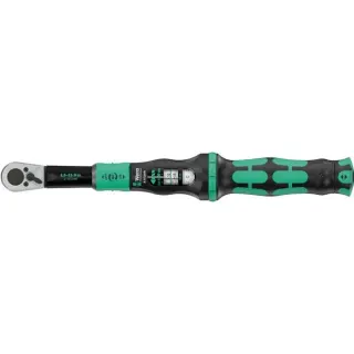 Wera Drehmomentschlüssel mit Umschaltknarre Click-Torque Lock A 6 (schwarz/grün, Abtrieb 1/4" Bitaufnahme, 2,5 bis 25Nm)