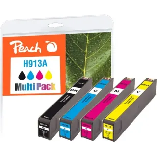Peach Tinte Spar Pack PI300-938 (kompatibel zu HP 913A)