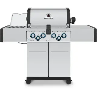 Broil King Gasgrill Regal S 490 IR (edelstahl, mit Infrarot-Seitenbrenner und Heckbrenner)
