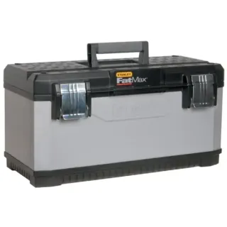 Stanley FatMax Metall-Kunststoff, Werkzeugbox (silber/schwarz)