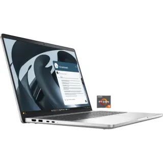 Dell Pro 16 Plus (JP4NC), Notebook (silber, AMD Ryzen 5 PRO 230, AMD Radeon 760M, 32 GB LPDDR5X, 1 TB (1 TB SSD), Windows 11 Pro)