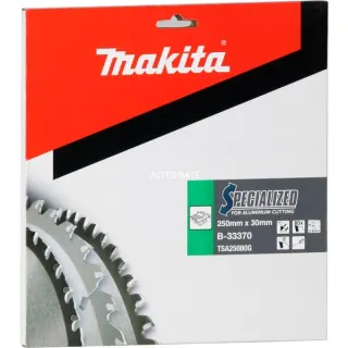 Makita Kreissägeblatt B-33370 SPECIALIZED for Aluminium, Ø 250mm, 80Z (Bohrung 30mm)