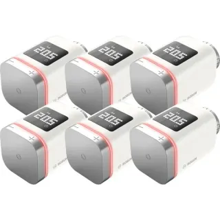 Bosch Smart Home Smart Home Heizkörper-Thermostat II [+M], Heizungsthermostat (weiß, 6er Pack)