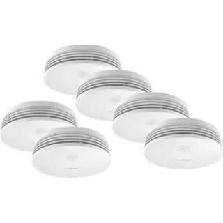 Bosch Smart Home Smart Home Rauchmelderwarnmelder II (weiß, 6er Pack)