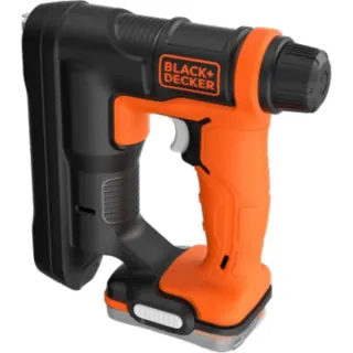 BLACK+DECKER Akku-Tacker / -Nagler BDCT12N, 12Volt, Elektrotacker (orange/schwarz, ohne Akku und Ladegerät)