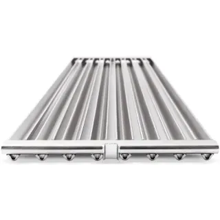 Broil King V-förmiger Edelstahl Grillrost für Baron, Crown (edelstahl, wendbar)
