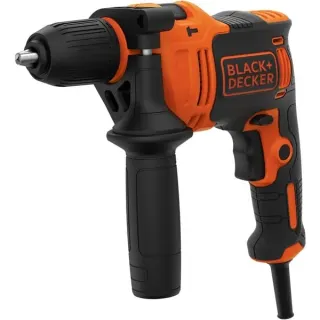 BLACK+DECKER Schlagbohrmaschine BEH710-QS (orange/schwarz, 710 Watt)