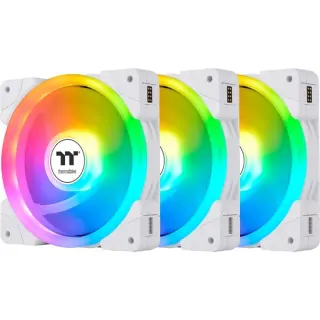 Thermaltake SWAFAN EX14 ARGB Sync PC Cooling Fan White TT Premium Edition, Gehäuselüfter (weiß, 3er Pack, 140 mm)