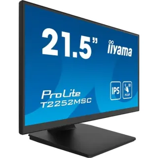 iiyama ProLite T2252MSC-B2, LED-Monitor (54.5 cm (21.5 Zoll), schwarz (matt), FHD, IPS, Touchscreen, HDMI)