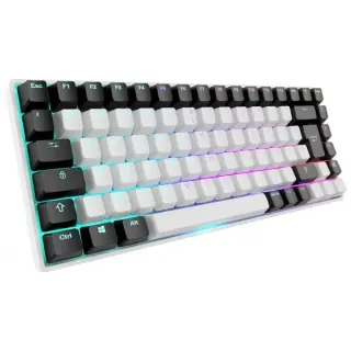 Sharkoon SKILLER SGK50 S3, Gaming-Tastatur (weiß, FR-Layout, Gateron Yellow)