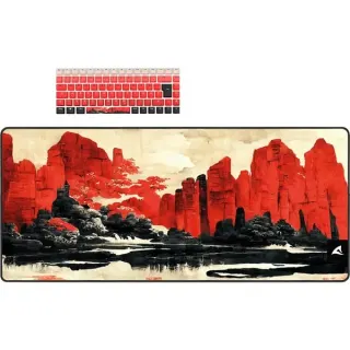 Sharkoon SKILLER SGK50 S3 Design Bundle D3, Set (rot/schwarz)