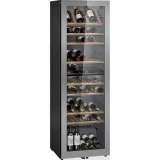 Siemens KW36KATGA iQ500, Weinkühlschrank (schwarz, 2 Temperaturzonen)