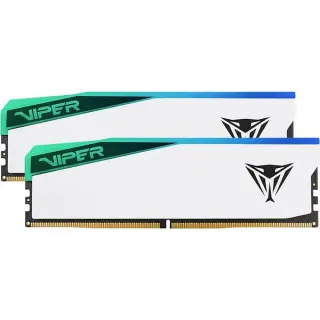 Patriot DIMM 48 GB DDR5-6000 (2x 24 GB) Dual-Kit, Arbeitsspeicher (weiß, PVER548G60C42KW, Viper Elite 5 RGB, INTEL XMP, AMD EXPO)
