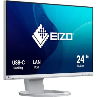 EIZO FlexScan EV2490-WT, LED-Monitor (61 cm (24 Zoll), weiß, FullHD, IPS, 60 Hz, USB-C)