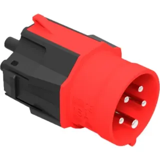NRGkick Steckeraufsatz 16A - 5polig, max. 11kW, Adapter (schwarz/rot, für NRGkick Ladeeinheit)