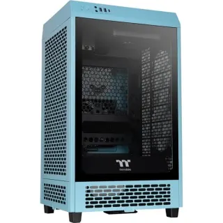 Thermaltake The Tower 200 Turquoise, Tower-Gehäuse (türkis, Tempered Glass)