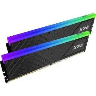 ADATA DIMM 16 GB DDR4-3600 (2x 8 GB) Dual-Kit , Arbeitsspeicher (schwarz, AX4U36008G18I-DTBKD35G, XPG Spectrix D35G, INTEL XMP)