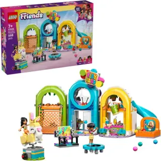 LEGO 42686 Friends Cooler Indoor-Spielplatz, Konstruktionsspielzeug