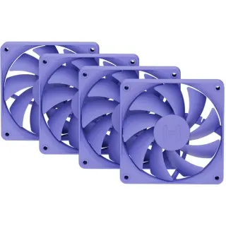 HYTE FA12, Gehäuselüfter (lila, 4er Pack, 120 mm)
