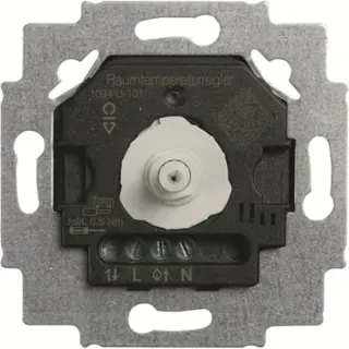 Busch-Jaeger Raumtemperaturregler Einsatz 1094 U-101 mit Schließerkontakt und Display, Unterputz, Heizungsthermostat (Retail)