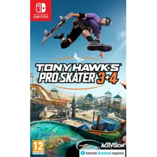 Tony Hawks Pro Skater 3+4, Nintendo Switch-Spiel
