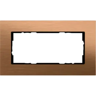 Gira Abdeckrahmen zwei fach, Abdeckung (bronze, Retail)