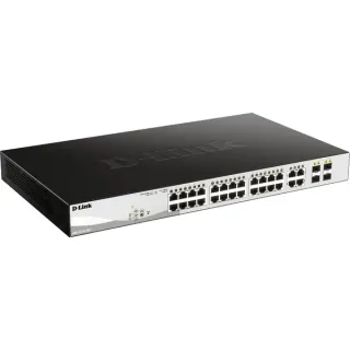 D-Link DGS-1210-28P/E, Switch (silber/schwarz)