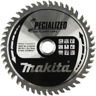 Makita Kreissägeblatt B-56764 SPECIALIZED für Tauchsägen, Ø 165mm, 48Z (Bohrung 20mm)