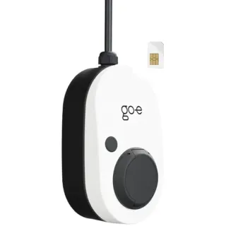 go-e Charger Gemini 2.0, 11 kW (16A 3-phasig), Wallbox (weiß/schwarz, ohne Kabel, 4G/LTE)