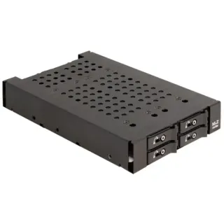 DeLOCK 3.5″ Wechselrahmen für 4 x M.2 NVMe SSD