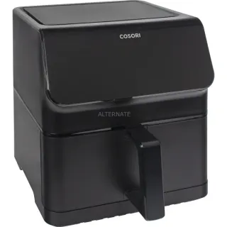Cosori Heißluftfritteuse Premium II Chef Edition CAF-P651-KEUR (schwarz, 1.700 Watt, Korb 6,2 Liter)