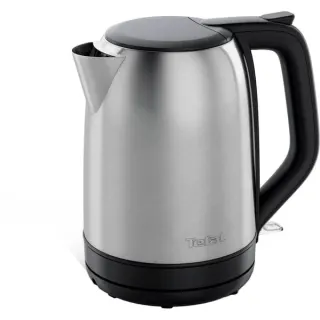 Tefal KO5S2DE Subito, Wasserkocher (edelstahl/schwarz, 2.400 Watt, 1 Liter)