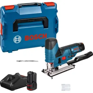 Bosch Professional Akku-Stichsäge GST 12V-70 Professional, 12 Volt (blau/schwarz, 2x Li-Ionen Akku 3,0Ah, in L-BOXX)